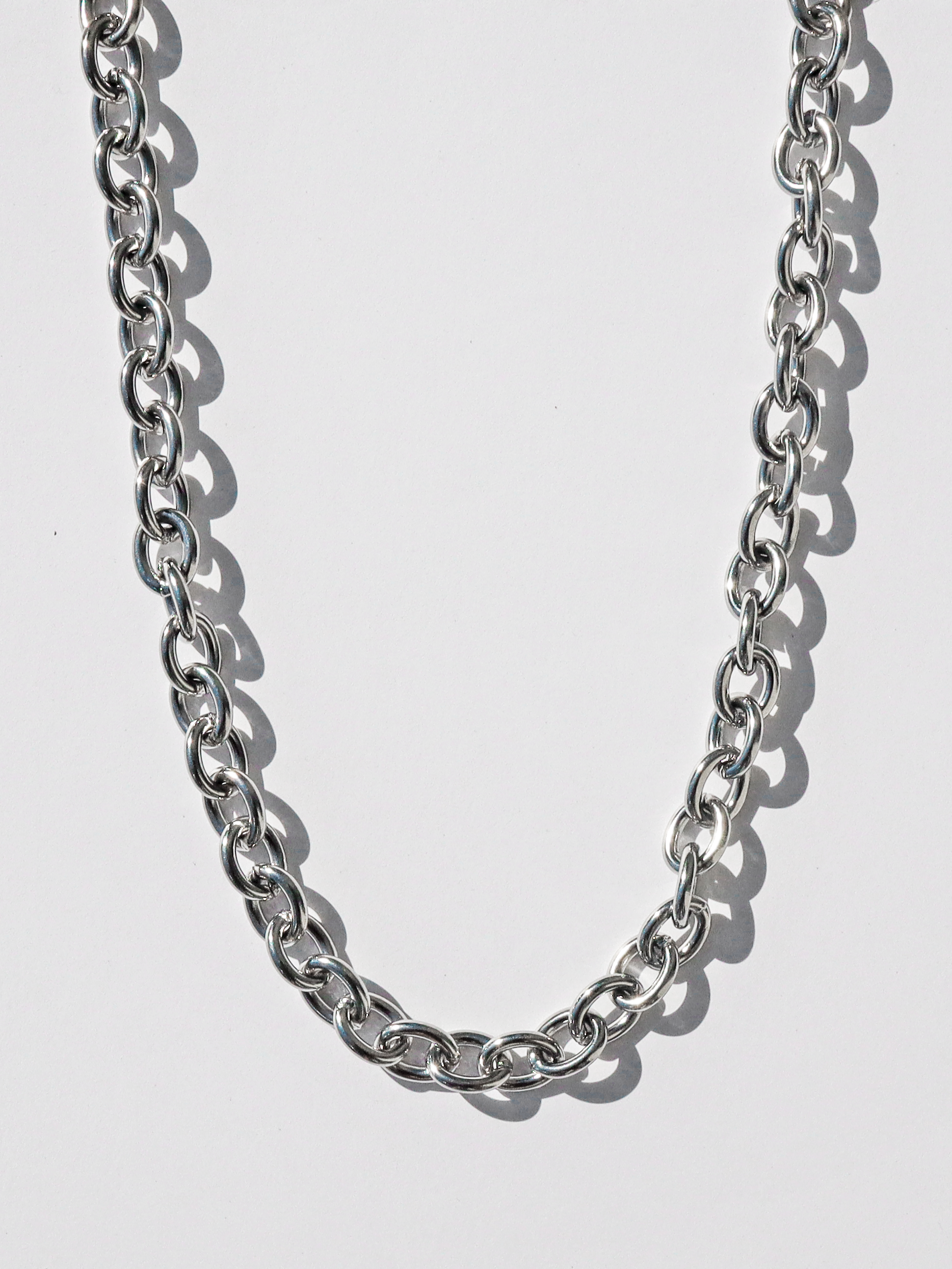 Silver Cable Connect Chunky Chain Necklace 001-615-00283, Roberts Jewelers
